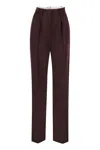 Elisabetta Franchi Pants  Woman Color Burgundy