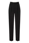 Elisabetta Franchi Tapered Trousers In Black