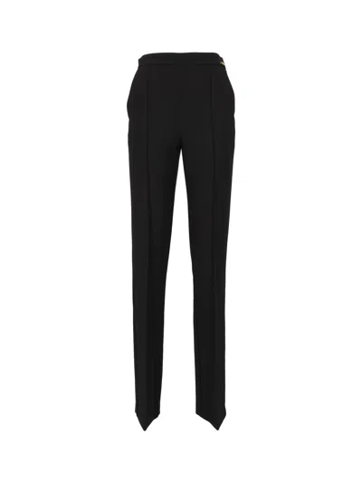 Elisabetta Franchi Straight-leg Tailored Pants With Minimalist Design In Multi