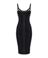 Elisabetta Franchi Adjustable Straps Bustier Cut-out Midi Pencil