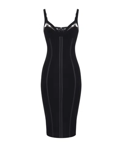 ELISABETTA FRANCHI ELISABETTA FRANCHI STRAPPY BODYCON DRESS