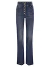 Elisabetta Franchi Denim Jean Pants Logo Back Pocket