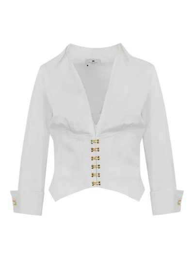 ELISABETTA FRANCHI CAMISA - BLANCO