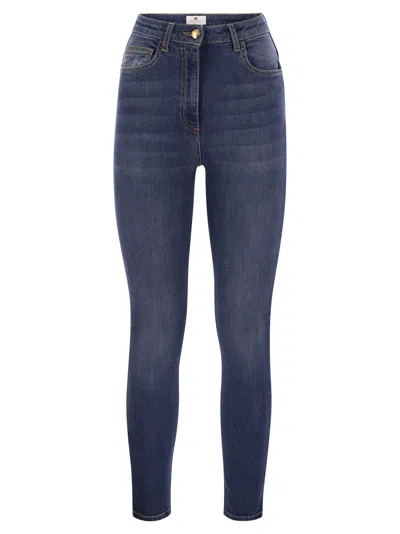 Elisabetta Franchi Women's Stretch Cotton Skinny Jeans In Blue