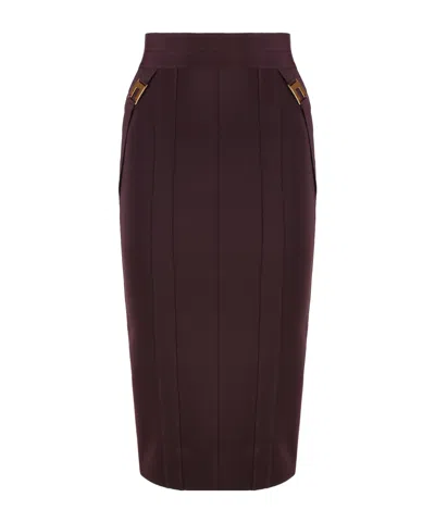 ELISABETTA FRANCHI ELISABETTA FRANCHI STRETCH PENCIL SKIRT