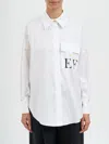 Elisabetta Franchi White Oversize Shirt In White