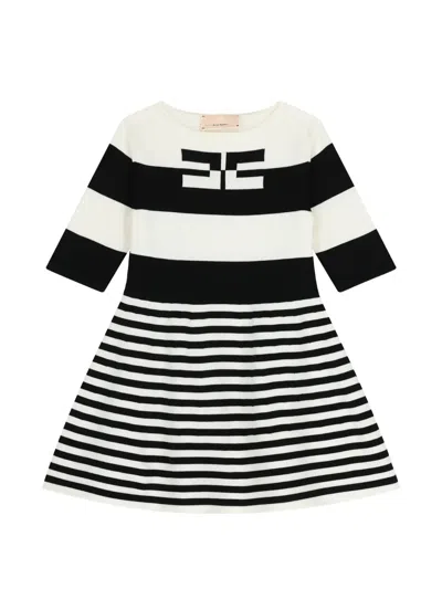 Elisabetta Franchi Kids' Striped Dress In Multi