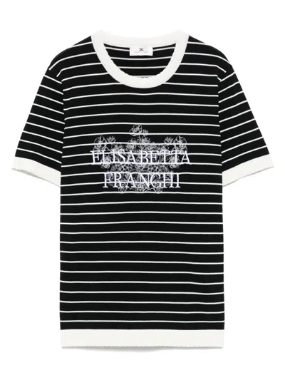 Elisabetta Franchi Striped T-shirt