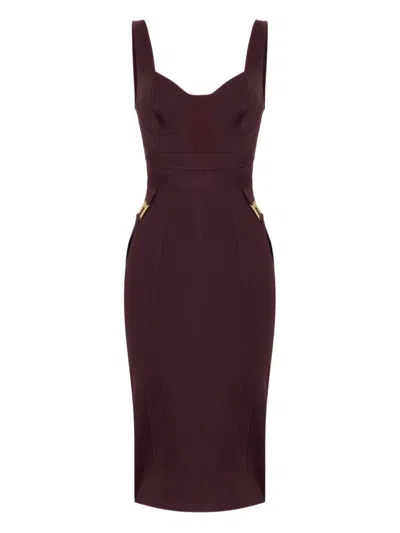 ELISABETTA FRANCHI STRUCTURED BODICE EVENING DRESS