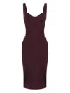 Elisabetta Franchi Structured Bodice Evening Dress In White