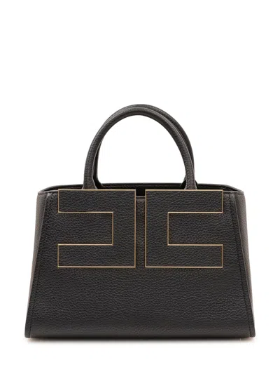 Elisabetta Franchi Structured Mini Handbag In Black