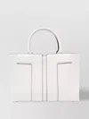 Elisabetta Franchi Structured Textured Handbag Handles Strap Accents