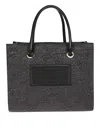 Elisabetta Franchi Structured Textured Handbag With Gold-tone Details In Black
