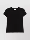 Elisabetta Franchi Rubberized Logo T-shirt In Black