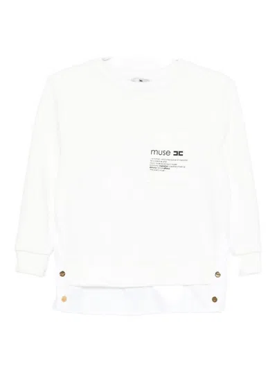 ELISABETTA FRANCHI SUDADERA - BLANCO