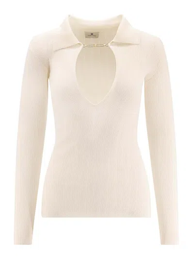 ELISABETTA FRANCHI MAGLIA IN MISTO LYOCELL