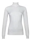 Elisabetta Franchi Jacquard Wool Sweater With Logo In White