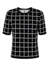 Shop Elisabetta Franchi Suéter Cuello Redondo - Negro