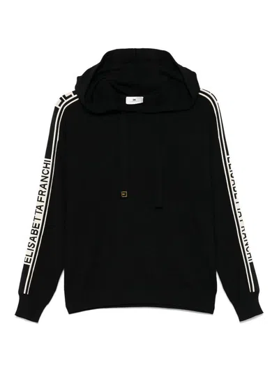 ELISABETTA FRANCHI SUÉTER CUELLO REDONDO - NEGRO