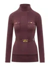 Elisabetta Franchi Sweaters In Purple