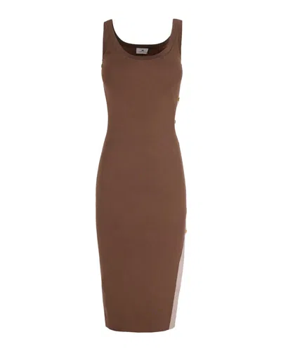 Elisabetta Franchi Suit In Brown