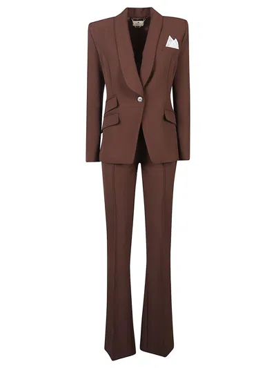 Elisabetta Franchi Suit In Brown