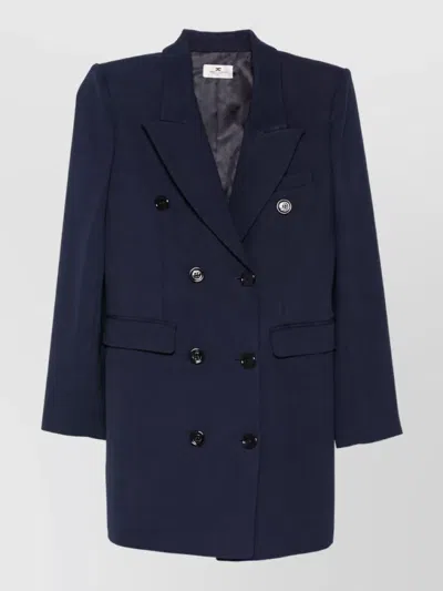 Elisabetta Franchi Suit Jacket In Blue