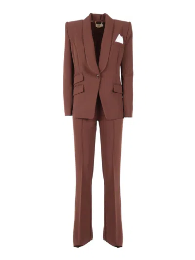 ELISABETTA FRANCHI ELISABETTA FRANCHI SUIT JACKET+PANTS