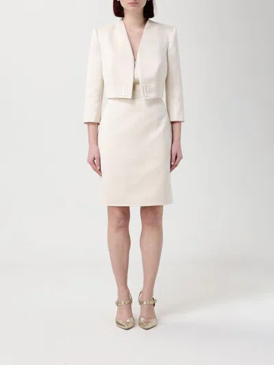 Elisabetta Franchi Jacket Woman  In Neutral