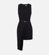 Elisabetta Franchi Suit With Tuxedo Details In Animal Print