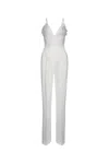 Elisabetta Franchi Jumpsuit With Lace Detail And High Waist