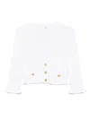 Elisabetta Franchi Logo-buttons Cardigan