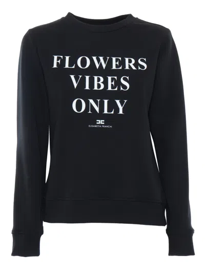 Elisabetta Franchi Sweater In Black