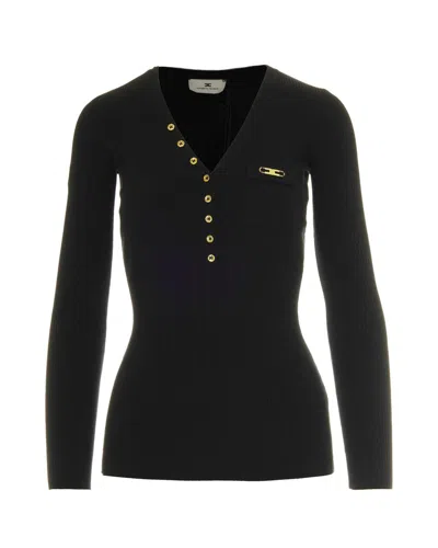 Elisabetta Franchi Sweater In Black