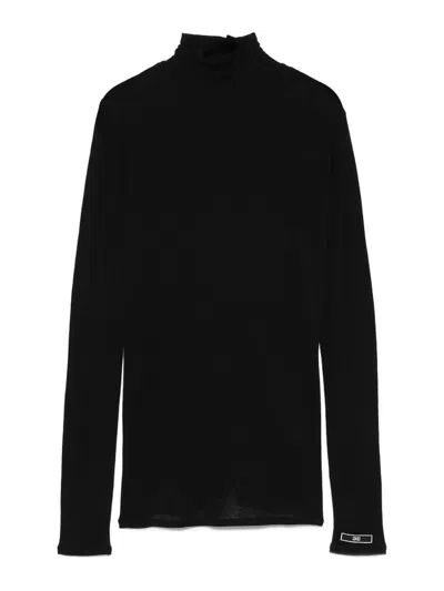 Elisabetta Franchi Sweaters Black In Animal Print