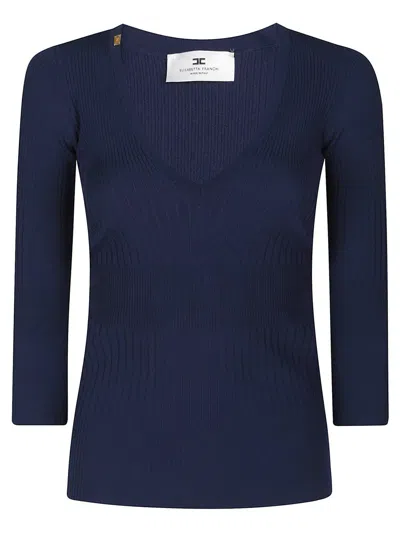 Elisabetta Franchi Sweater In Blue