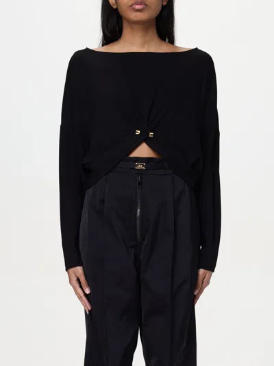 ELISABETTA FRANCHI SWEATER ELISABETTA FRANCHI WOMAN COLOR BLACK,g67642002