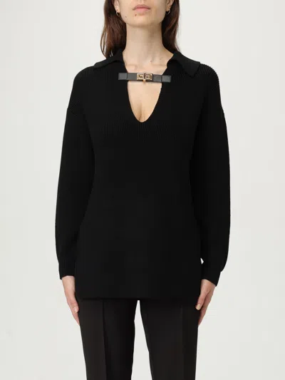 ELISABETTA FRANCHI SWEATER ELISABETTA FRANCHI WOMAN COLOR BLACK,H24762002