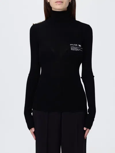 ELISABETTA FRANCHI SWEATER ELISABETTA FRANCHI WOMAN COLOR BLACK,H38601002