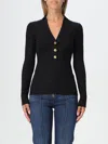 Elisabetta Franchi V Neck Sweater In Schwarz