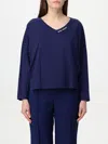 Elisabetta Franchi Sweater  Woman Color Blue In Blue