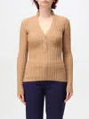 Elisabetta Franchi Sweater  Woman Color Camel In Camel