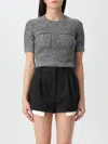 Elisabetta Franchi Chest-pocket Top In Grau