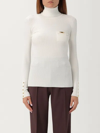 Elisabetta Franchi Sweater In White
