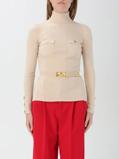 Elisabetta Franchi Sweater  Woman Color Milk In Milch