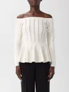 Elisabetta Franchi Tricot Sweater In Neutral