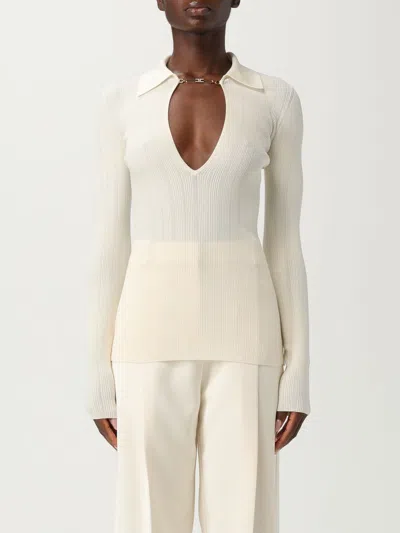 ELISABETTA FRANCHI SWEATER ELISABETTA FRANCHI WOMAN COLOR MILK,H23182246