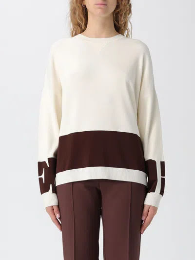 Elisabetta Franchi Sweater  Woman Color Milk In White