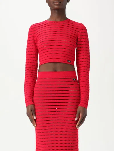 ELISABETTA FRANCHI SWEATER ELISABETTA FRANCHI WOMAN COLOR RED,G68641014