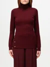 Elisabetta Franchi Decorative-buttons Sweater In Rot